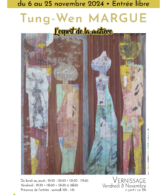 EXPOSITION PEINTURES de TUNG WEN MARGUE