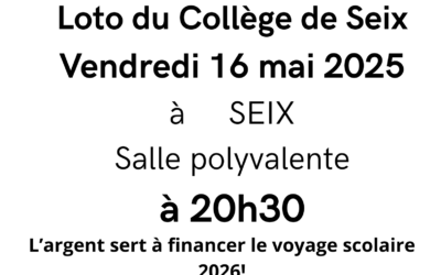LOTO du COLLEGE à SEIX